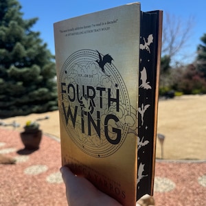 Fourth Wing/ Iron Flame/ Onyx Storm - SPRAYED EDGES - Hand sprayed edges - Book by Rebecca Yarros