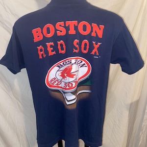 Vintage Boston Red Sox True Fan Men&#39;s Large T-Shirt Baseball MLB 2001