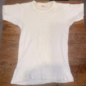 Vintage JC Penney Towncraft Thermal Shirt Small Waffle Knit 60s 70s Made in the USA