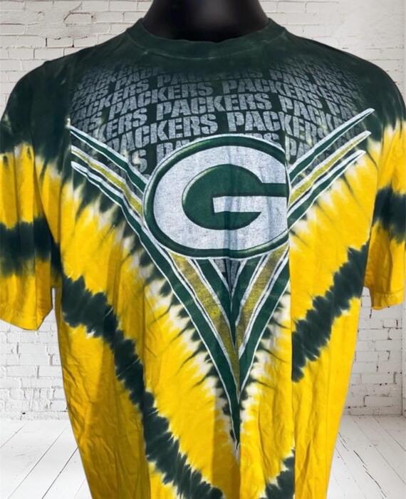 Tie Dye Vintage Packers Gear 47 Brand Men's Green Bay Packers Tie