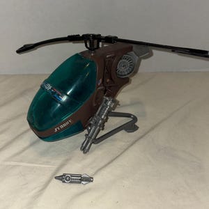 GI JOE Vintage Locust Assault Copter ARAH with 1 Missile