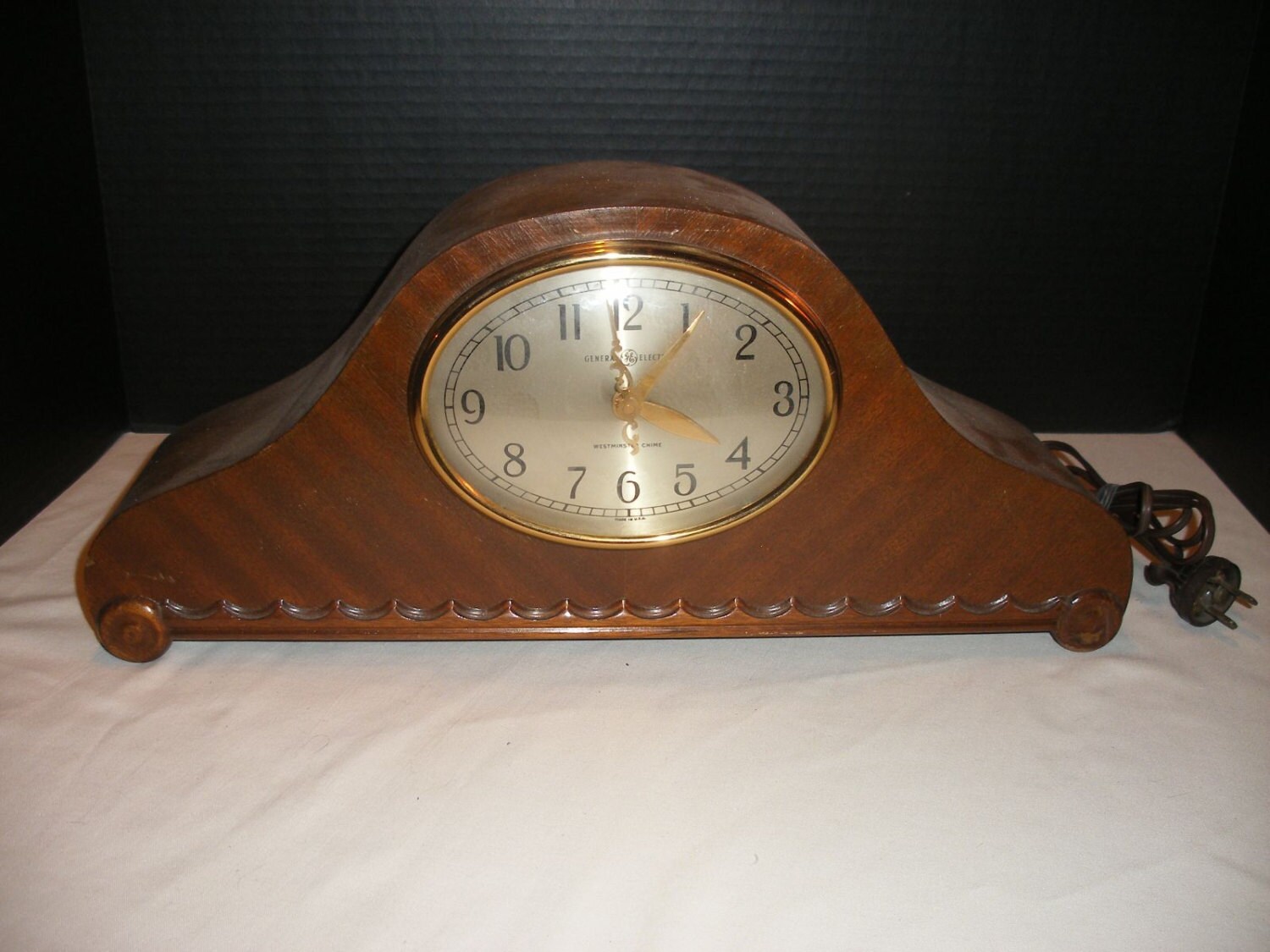 Vintage GE Westminster Chime Electric Mantle Clock Model 416 Etsy