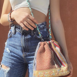 Bucket bag - mini bucket - bucket bag - fabric bag