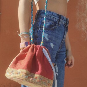 Bucket bag - bucket bag - crossbody bag - bucket bag - handmade bag