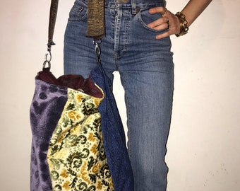 Tote bag - grocery bag - sac - wax - cabas - shopper - bag