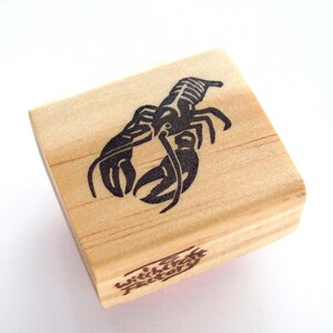 Lobster Hand Carved Stamp image 2