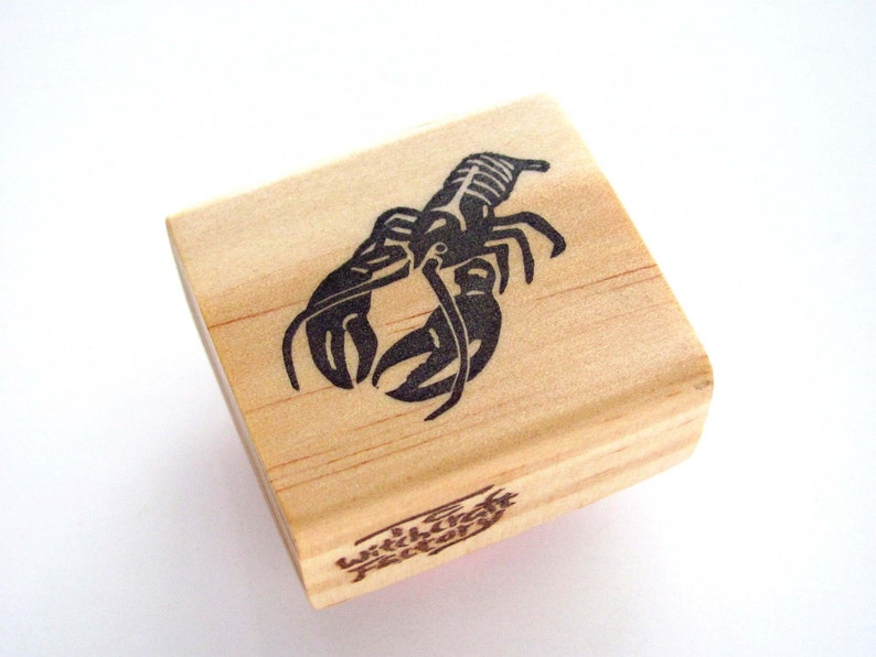 Lobster Hand Carved Stamp image 2