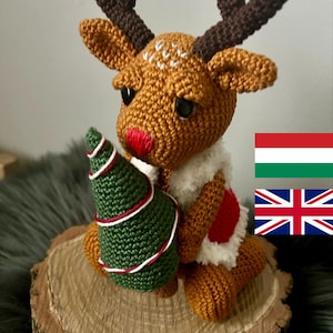 Reindeer amigurumi, reindeer crochet pattern