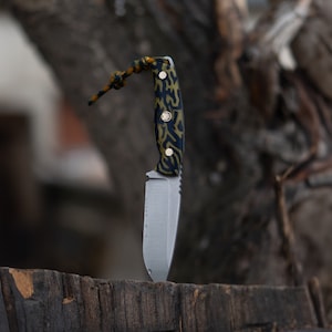 Personalized Survival Knife for Camping, Boyfriend Gift, Forged Custom Knife, Bushcraft Knife, Hunting Knife, Tactical Knife, Groomsman Gift