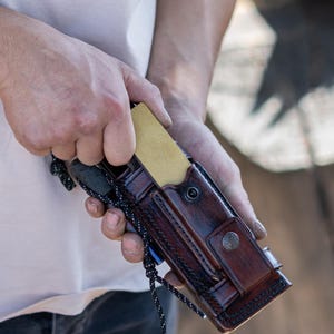 Uniqe Knife, Handmade Leather Holster, High Quality Knife, Outdoor Equipment