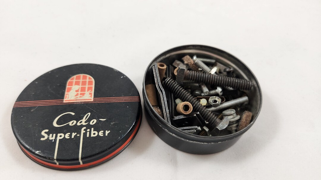Vintage Codo Super Fiber Typewriter Ribbon Tin - Etsy