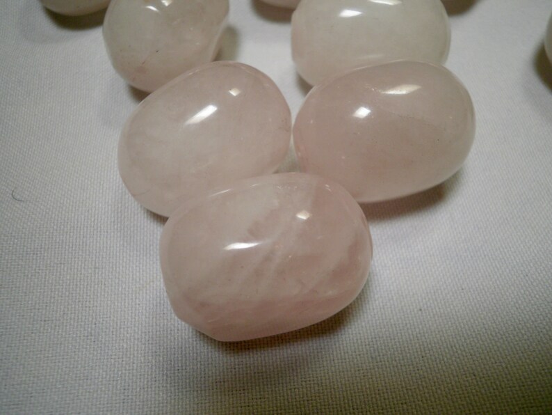 Giant Statement Rose Quartz Tubular Cushion Beads
