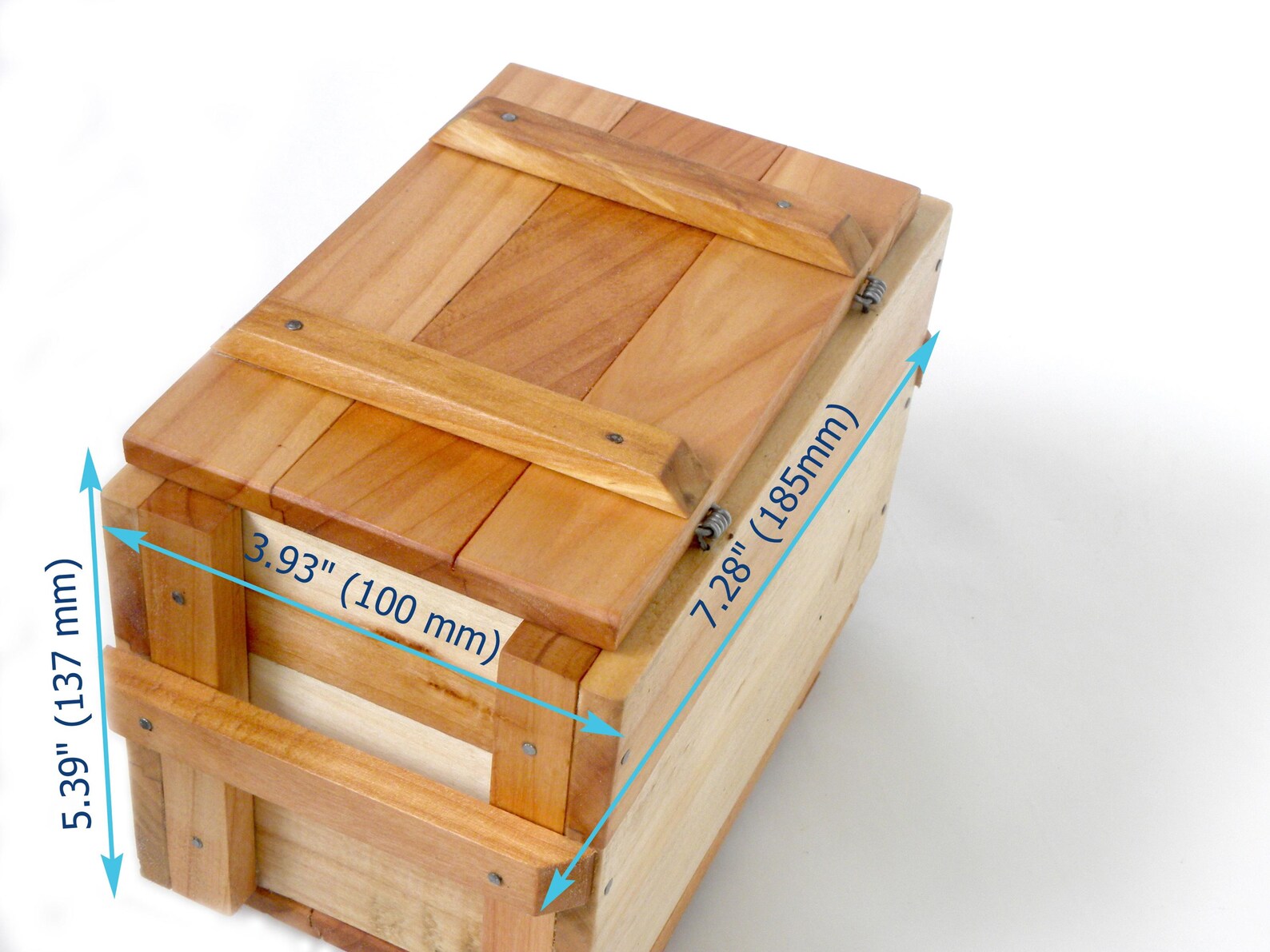 Handcrafted Rustic Wood Box - Unique Wooden Storage Solution for Home ...