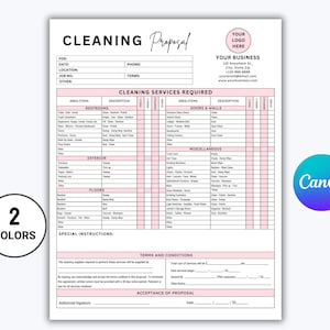 Editable Cleaning Service Proposal. Cleaning Proposal Template. Business Cleaning Service Proposal. Cleaning Estimate. Cleaners Estimate