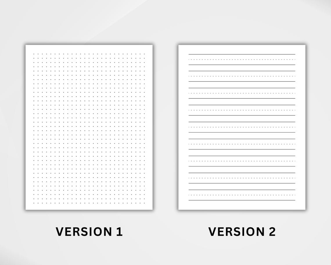 Graph Paper Bundle Printable, Graph Grid Paper, Squared Paper Digital ...