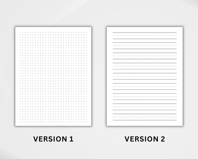 Graph Paper Bundle Printable, Graph Grid Paper, Squared Paper Digital