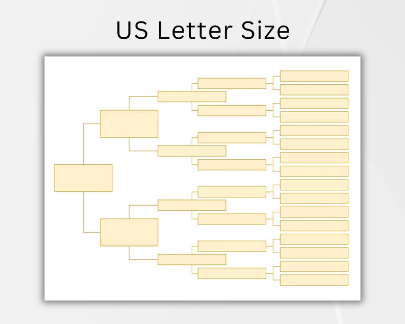 Family Tree Chart 5 Generations. Printable Family Tree Templates