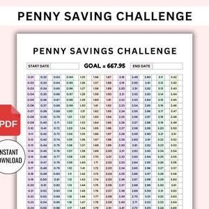 Penny Savings Challenge. 1p Saving Challenge Printable. Penny Savings Tracker. 365 Day Penny Saving Chart. Daily Penny Saving Tracker PDF
