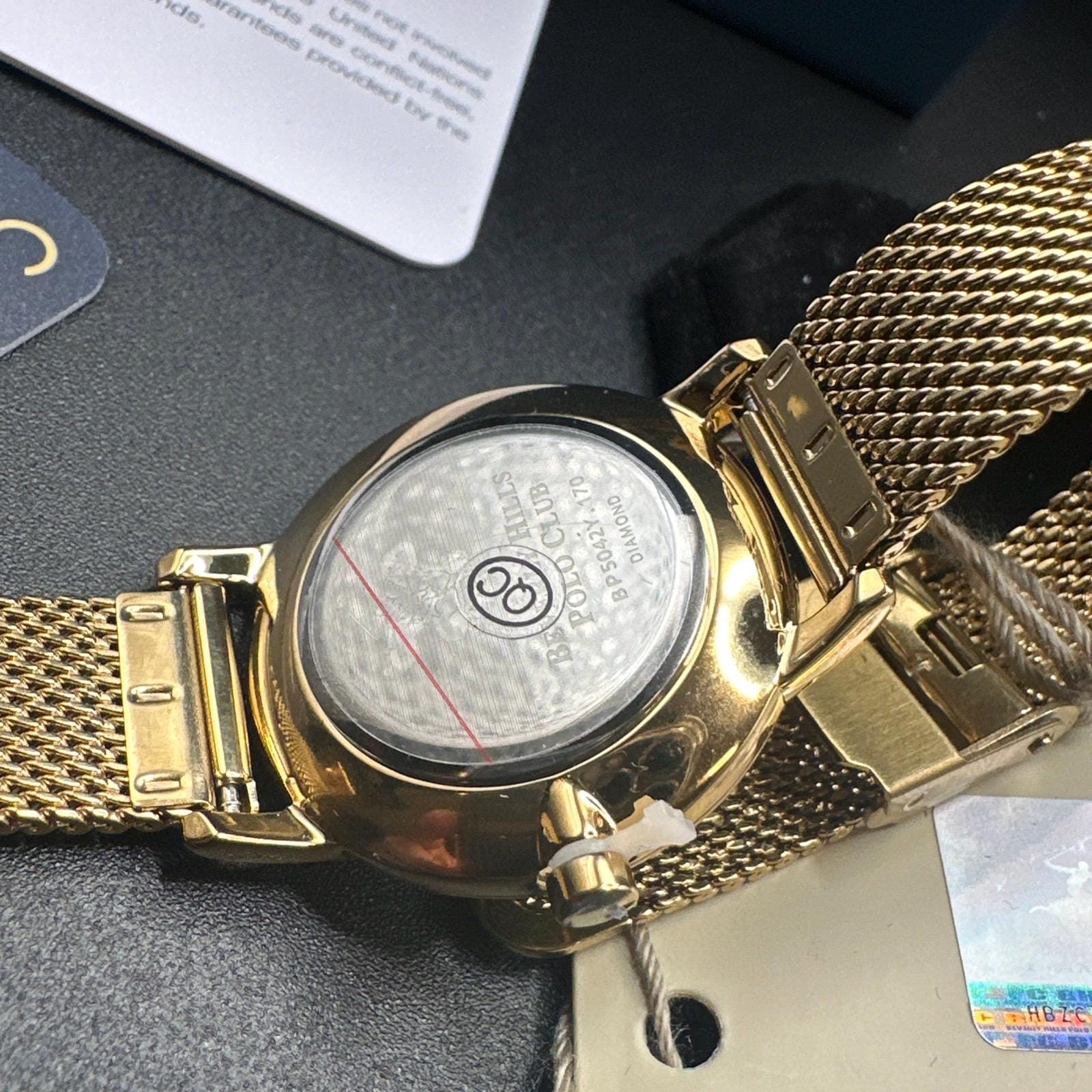 A Beverly Hills Polo Club Stainless steel back watch for a women. BEVERLY HILLS POLO CLUB Stainless Steel Quartz Watch  main image 4