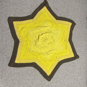 Crochet star blanket