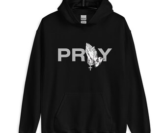 PRAY Christian Hoodie: Gildan Glaube-basiertes Sweatshirt