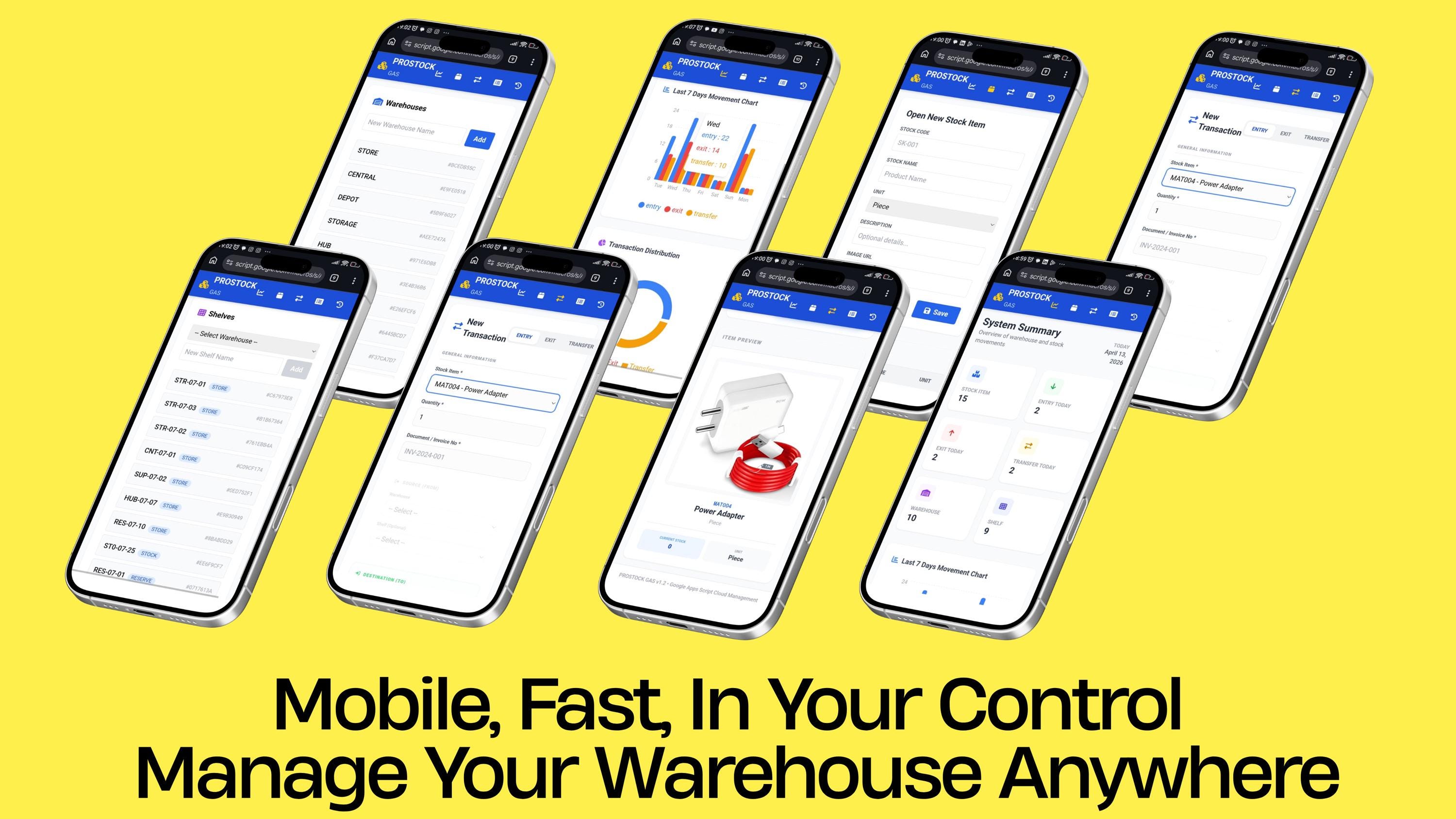 Warehouse Management System | Inventory Tracker | Google Sheets Web App ...