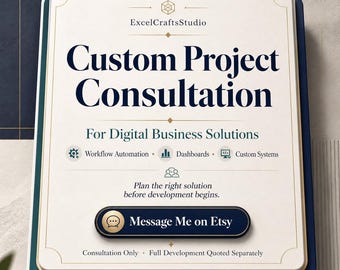Consultoria para projetos personalizados de Planilhas Google e Apps Script | Planejamento de soluções de automação de negócios e fluxo de trabalho