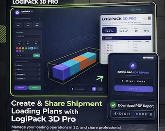 LogiPack 3D Pro - Belastungsplaner & PDF Reportage ( Google Apps Script Digitaler Download)