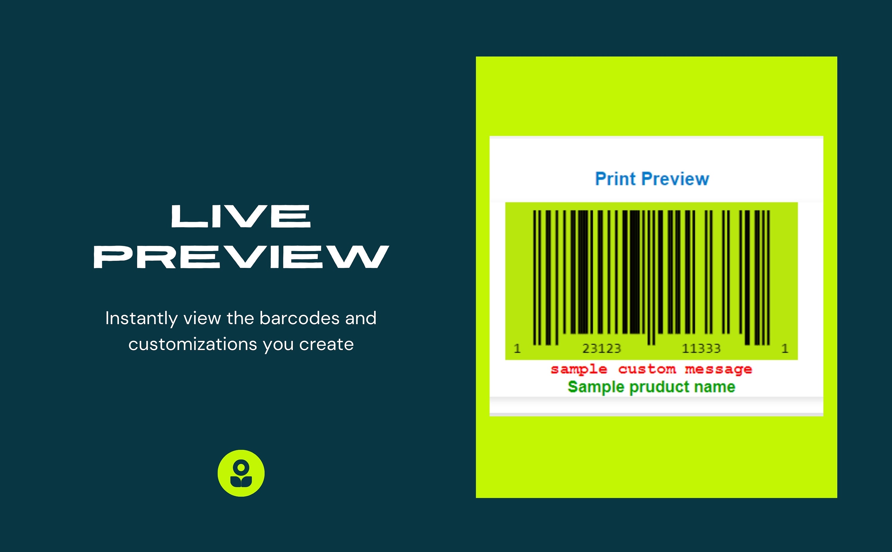 UPC Barcode Generator Software Customizable Colors and Fonts Includes ...