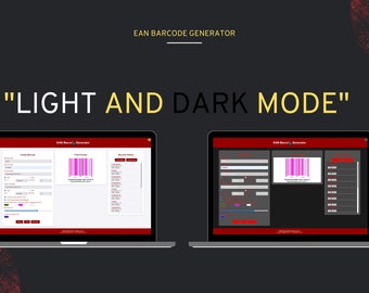 EAN Barcode Generator | EAN13 and EAN8 Support | customization options | custom labels