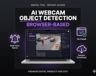 Browser AI Security Monitor | Webcam Motion Detection and Object Alerts | No Install, RealTime Tracking