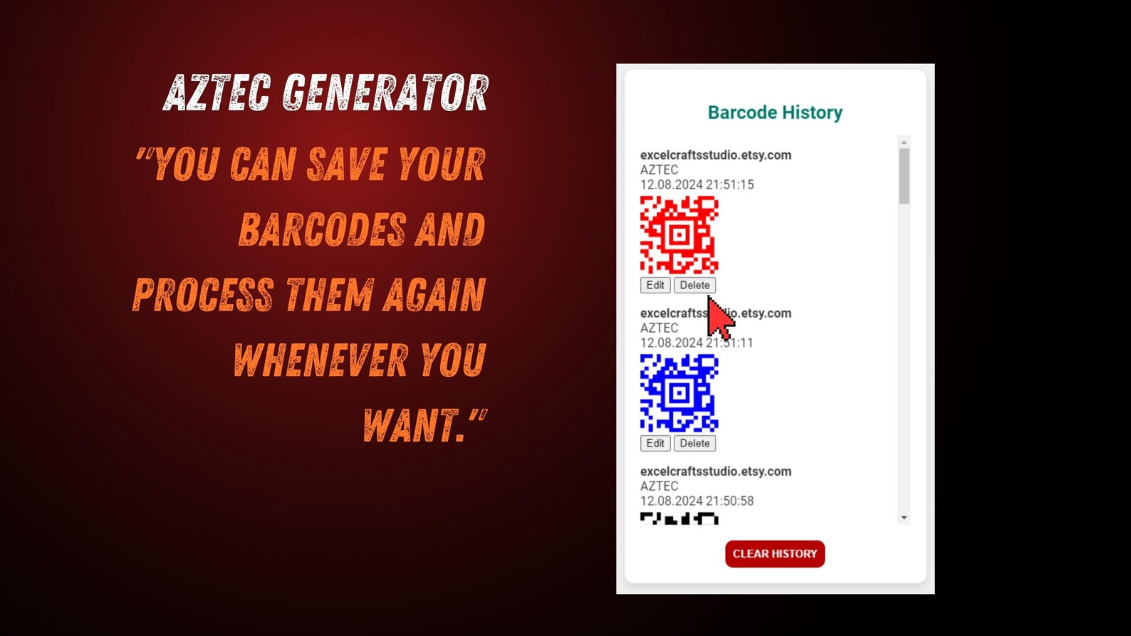 Aztec Barcode Generator | Faster Scanning Speed Than a QR Code - Etsy