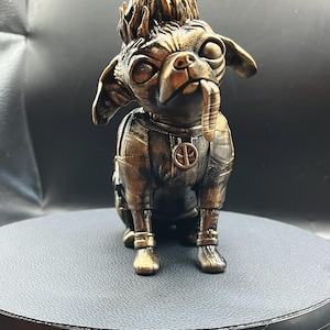 Figura stampata in 3D di Dogpool – Cucciolo mercenario ispirato alla Marvel, statua da collezione dipinta a mano, regalo unico per i fan di Deadpool