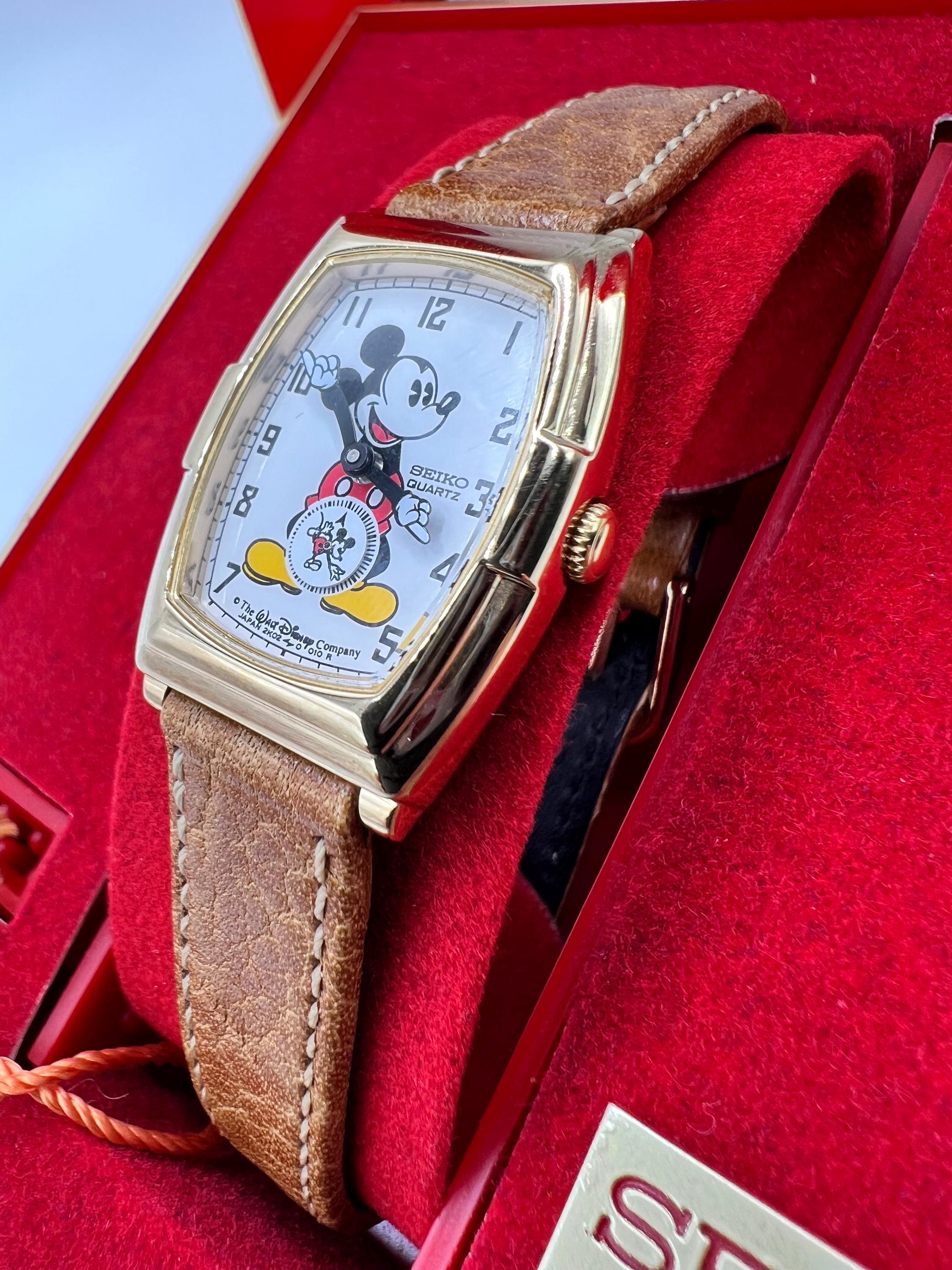 New! Vintage 1987 Disney Seiko Mickey Mouse Watch! 60th