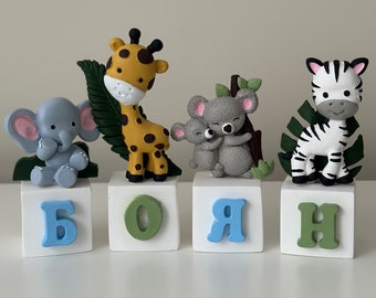 Personalisierte handgefertigte Keramikfiguren für Kinder - individuelles Geschenk