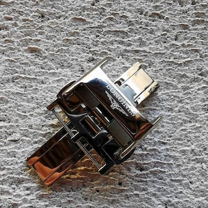 Folding Buckle Clasp for Longines Leather Straps - 18mm