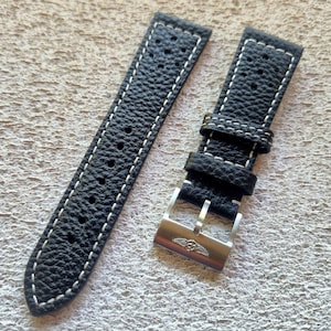 Grain Leather Band for Breitling Navitimer, Superocean, Avenger Watch - 20mm/22mm/24mm