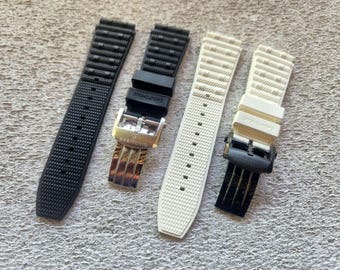 ブライトリング クロノマット 22/24mm用ルーロー ラバーストラップ