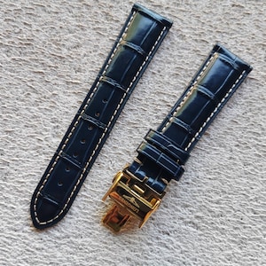 Alligator Leather Band for Longines Masters Collection L2/L3/L4 Watch - 19mm/20mm/21mm/22mm