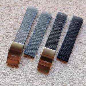Rubber Band for Longines Conquest, Hydroconquest L682154912 - 21mm with Curved End