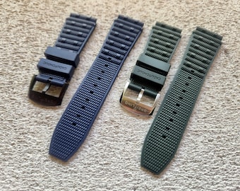 ブライトリング クロノマット 22/24mm用ルーロー ラバーストラップ