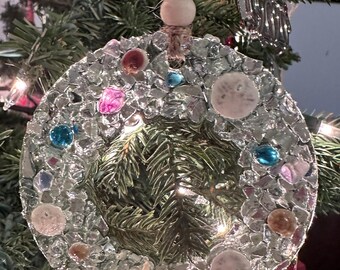 Adorno navideño con temática costera