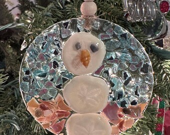 Adorno navideño con temática costera