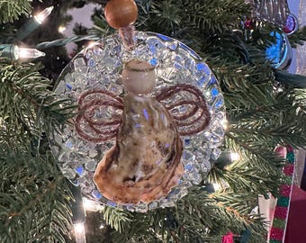 Adorno navideño con temática costera