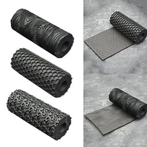 Stone Tile Texture Roller for Clay | Polymer Clay Embossing Roller | Ceramic Slab Texture Tool | Pottery Pattern Roller | Wargaming Terrain