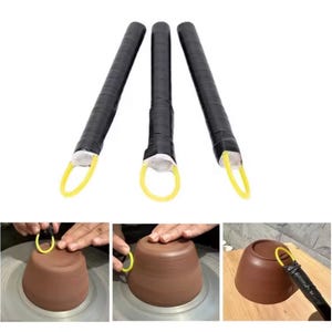 Pottery Rubber Rib Burnishing Tool | Ceramic Polishing Pen | Clay Burnisher | Pottery Smoothing Tool | Clay Sculpting Tool