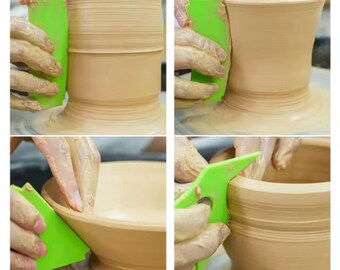 14pcs Clay Scraper Set – Pottery Texture Tools, ABS Sculpting, Trimming & Shaping Kit