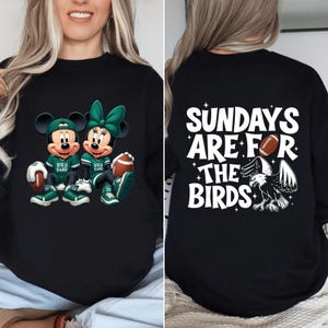 Philadelphia Football Shirt : Sundays Are For The Birds - Philly Game Day Sweatshirt image 3