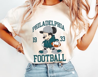 Mickey Mouse Philadelphia Football Sweatshirt: Retro Game Day Tee