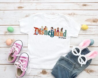 Comfort Colors® Disneyland Princesses Shirts, Toddler Shirt, Disney Princess Sweatshirt, Disney Trip 2024 Tee